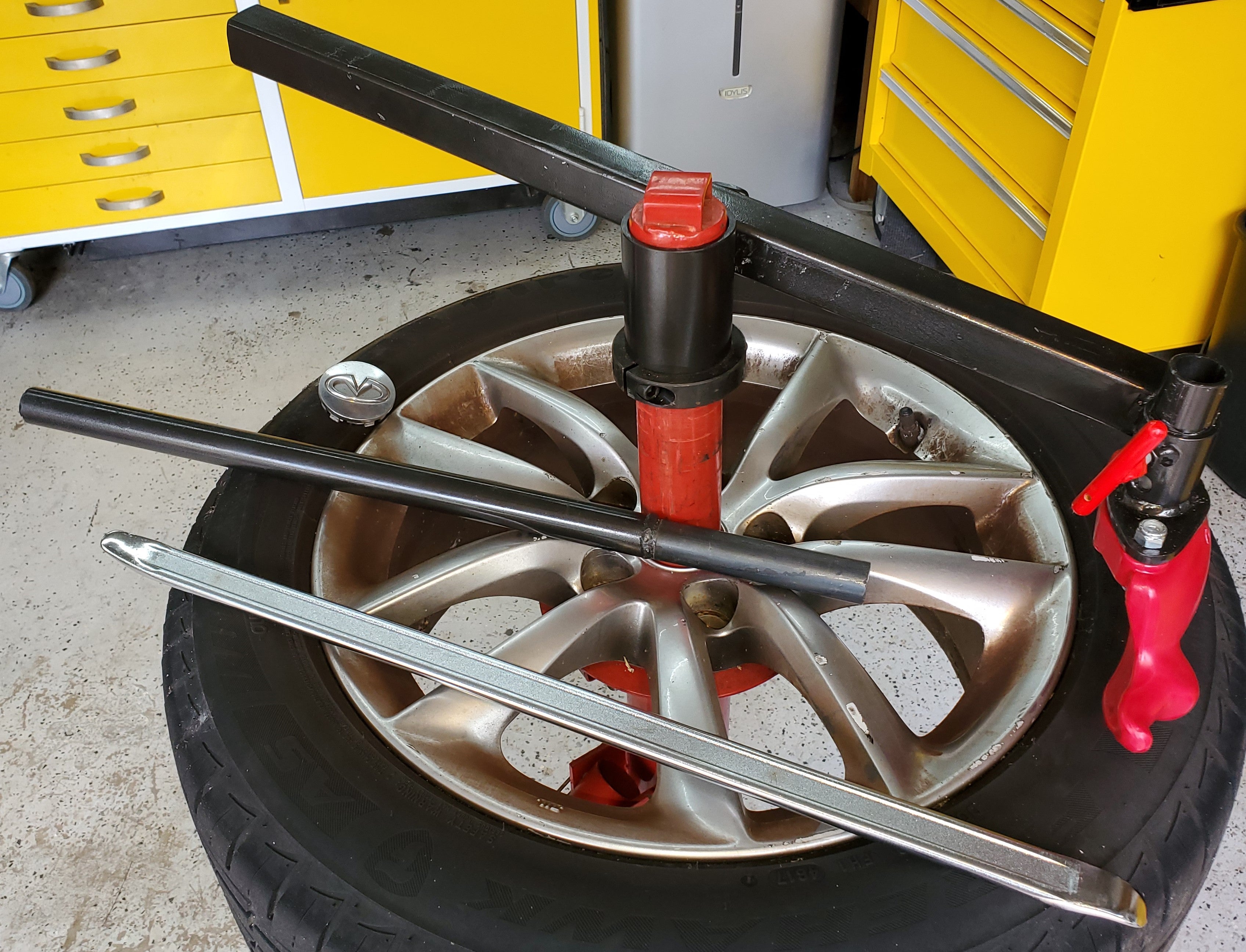 Kit 2 Unlimited Tire Changer Duck head conversion for car tire changers.