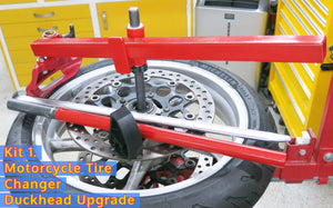 Open image in slideshow, Kit 3 Unlimited Duckhead conversion for Car &amp;  Standard Motorcycle tire changer
